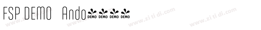 FSP DEMO   Ando字体转换